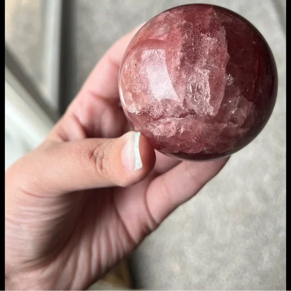 (RELISTED) Tanzberry Quartz Sphere - Picture 10 of 16